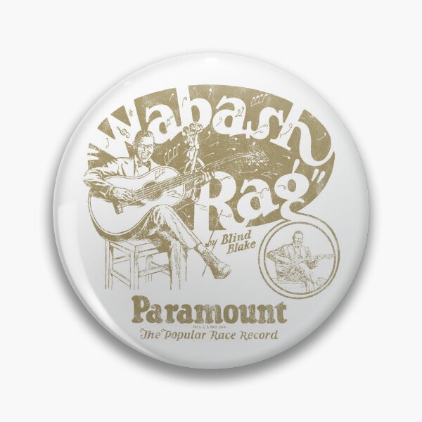 Artikelvorschau, Wabash Rag – Blind Blake: Klassischer Blues von Paramount Records entworfen und verkauft von GenXTees.