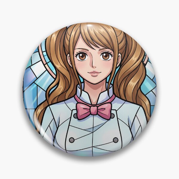Item preview, Charlotte Pudding One Piece Cute Chef Stained Glass designed and sold by mildaclairmo.