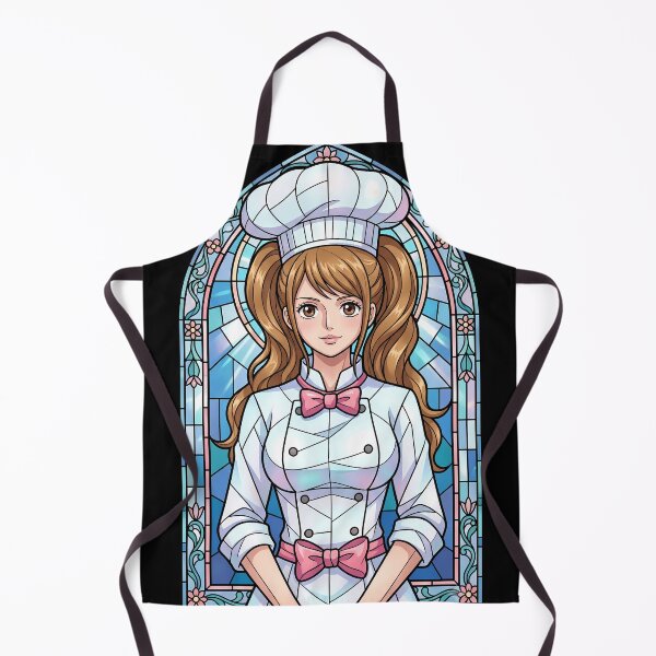 Item preview, Charlotte Pudding One Piece Cute Chef Stained Glass designed and sold by mildaclairmo.