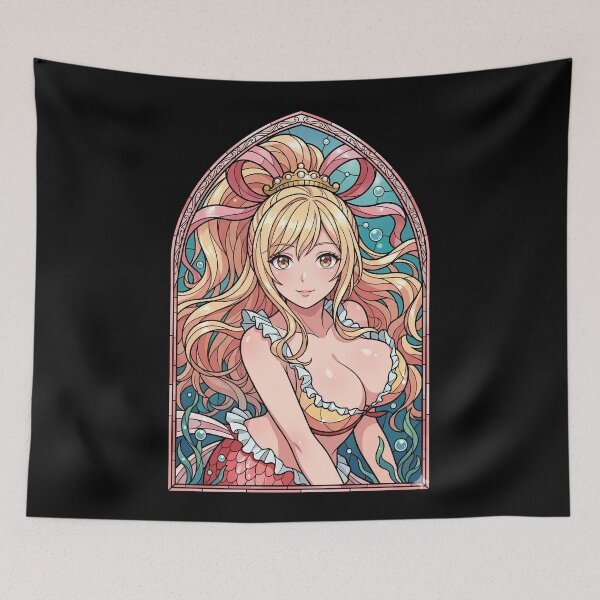 Item preview, Shirahoshi One Piece Blonde Princess Stained Glass designed and sold by mildaclairmo.