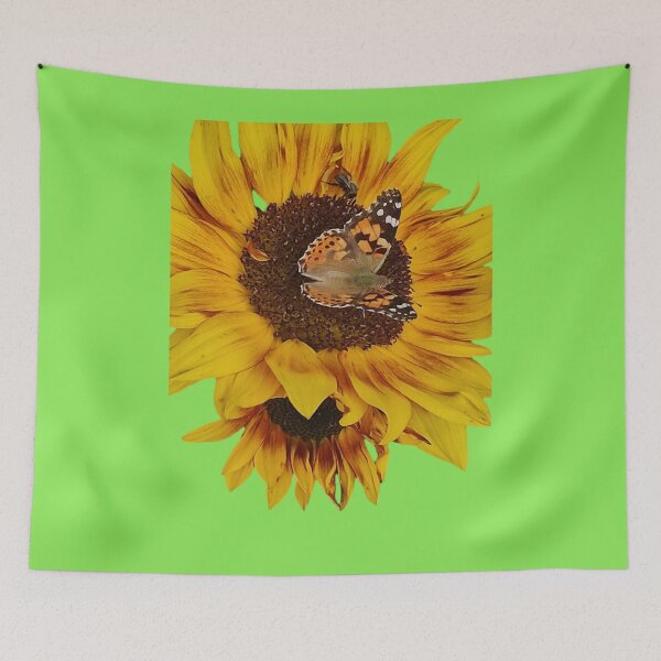 Item preview, A butterfly on a sunflower designed and sold by ViolciArt.