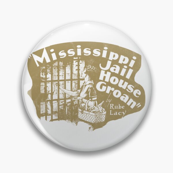 Item preview, Mississippi Jailhouse Groan - Rube Lacy : Classic Blues from Paramount Records - gold print designed and sold by GenXTees.