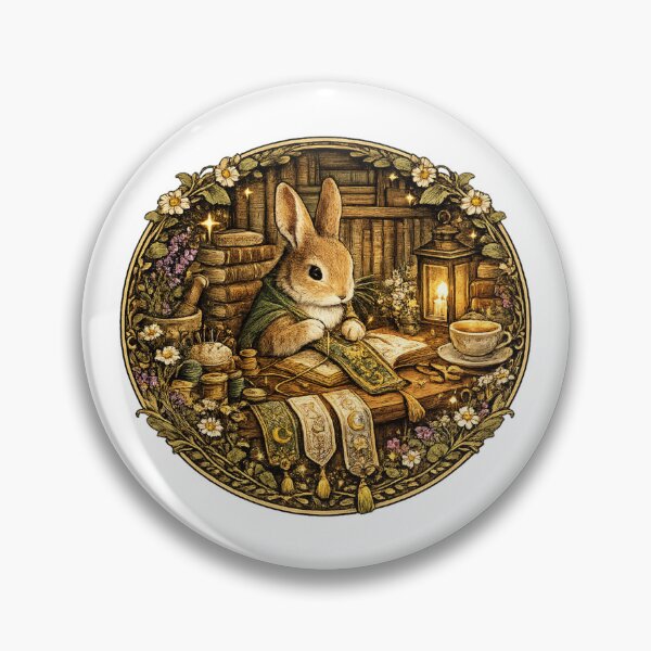 Item preview, Cozy Bunny Bookbinder Shirt | Cottagecore Rabbit Library | Handmade Book Lover | Woodland Reading Gift designed and sold by MrDev.