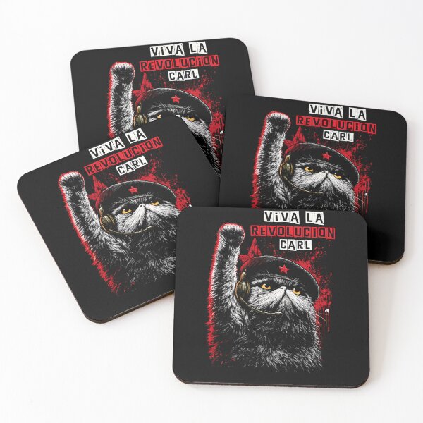 Item preview, Viva La Revolución Carl – Revolutionary Cat Fan Art Inspired Dungeon Crawler Carl designed and sold by Artify Works.