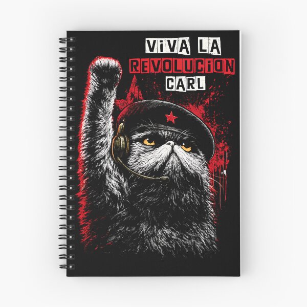 Item preview, Viva La Revolución Carl – Revolutionary Cat Fan Art Inspired Dungeon Crawler Carl designed and sold by Artify Works.