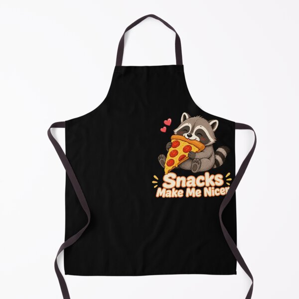 Item preview, Snacks Make Me Nicer Vintage Raccoon Humor designed and sold by Marblaes00.