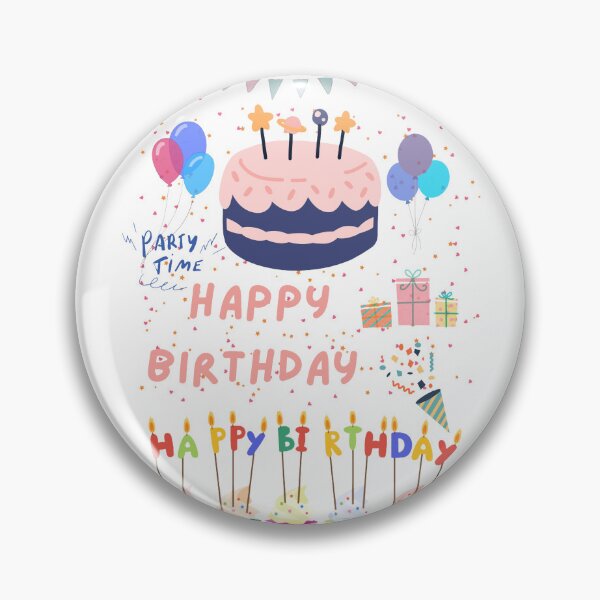 Item preview, Happy Birthday decoration with balloons and candles  designed and sold by ShipDrop.