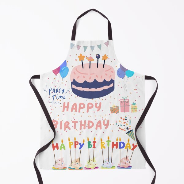 Item preview, Happy Birthday decoration with balloons and candles  designed and sold by ShipDrop.
