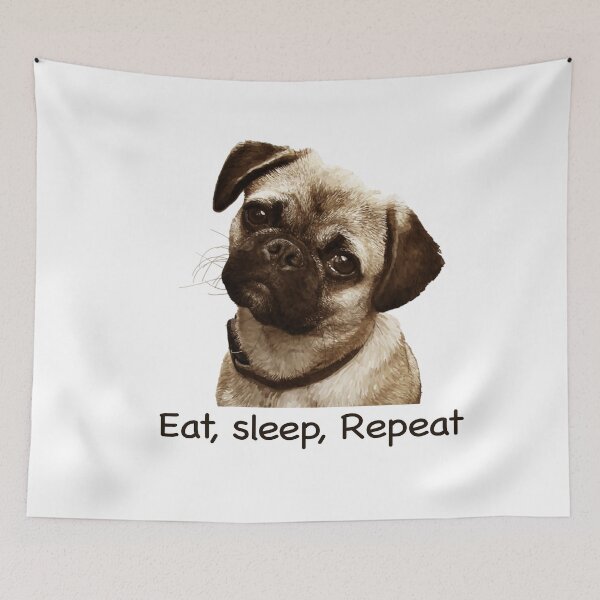 Item preview, Pug Eat sleep repeat Proceeds go to animal charities rescues designed and sold by AnimalFriends1.