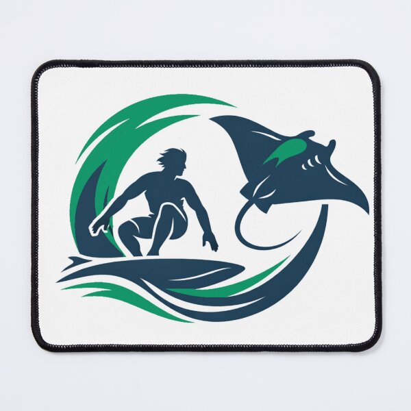 Item preview, Surfer logo and Rai Menta designed and sold by LoupAnge51.