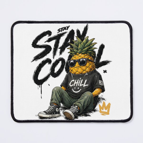 Item preview, Stay Cool Pineapple Streetwear Graffiti Graphic T-Shirt designed and sold by RedPixelPlus.