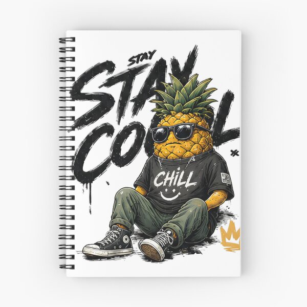 Item preview, Stay Cool Pineapple Streetwear Graffiti Graphic T-Shirt designed and sold by RedPixelPlus.