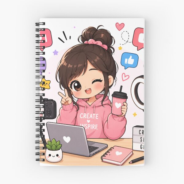 Item preview, Cute Kawaii Content Creator designed and sold by zoumhane.