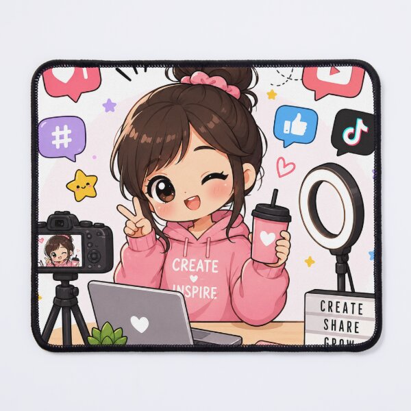 Item preview, Cute Kawaii Content Creator designed and sold by zoumhane.