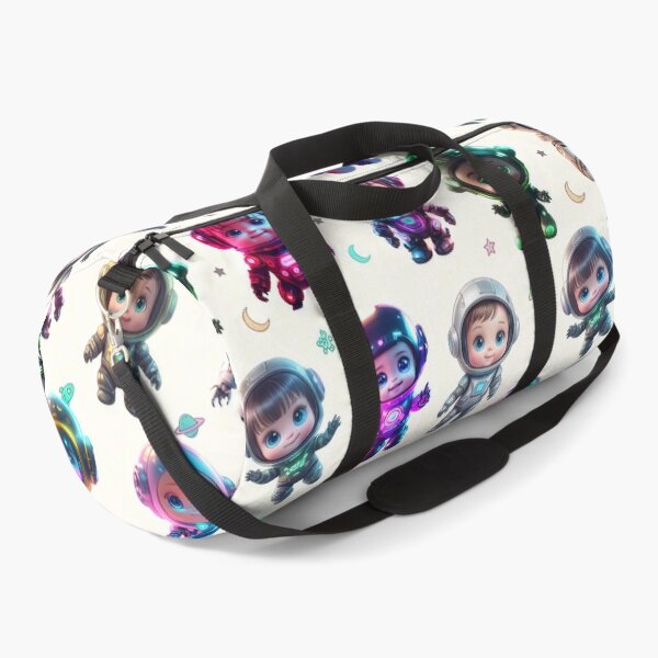 Item preview, Kawaii pattern, cute astronaut robot print designed and sold by Cyber Kids.