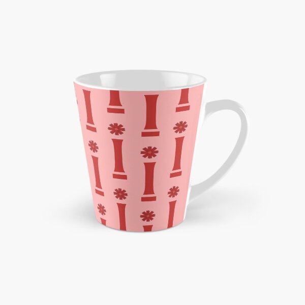 Item preview, Minimalist Terracotta Orange Geometric Floral Pattern designed and sold by Rehnair.