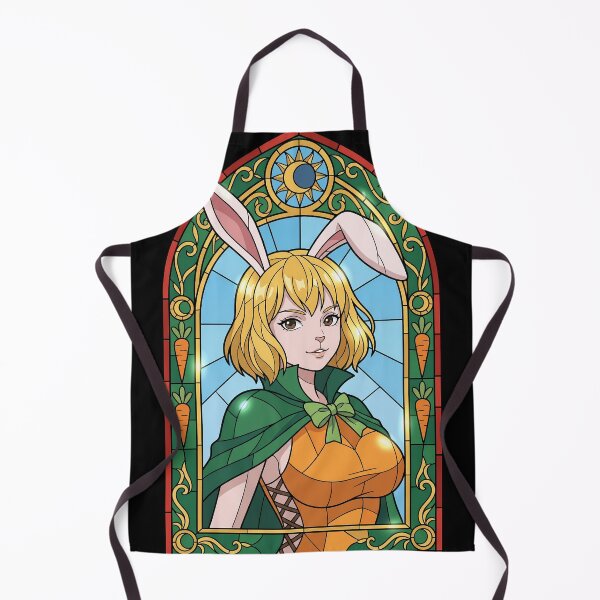 Item preview, Carrot One Piece Emerald Stained Glass Bunny designed and sold by mildaclairmo.