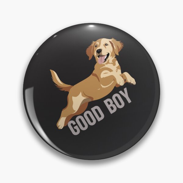 Item preview, Good Boy Golden Retriever Shirt | Cute Dog Lover Vintage Graphic Tee designed and sold by AdicretorDesign.