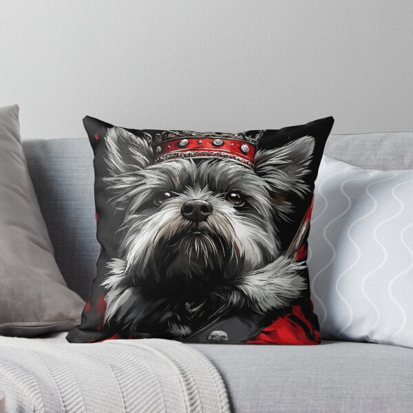 Item preview, Yorkshire Terrier Dog Crimson Warrior Royal Gothic Fantasy designed and sold by earlobejerk.
