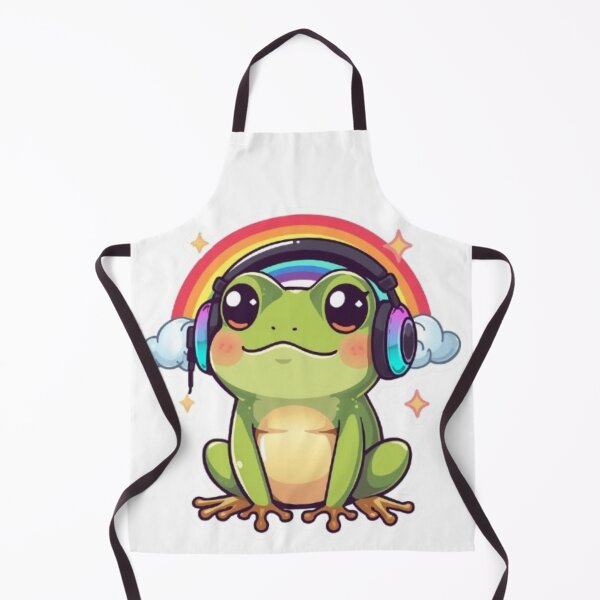 Item preview, Kawaii Rainbow Frog Sticker | Cute Gaming Frog Mascot designed and sold by Stylestickers55.