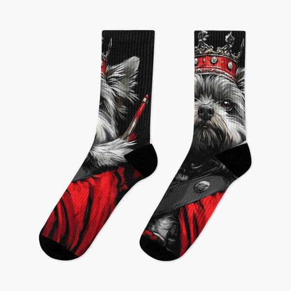 Item preview, Yorkshire Terrier Dog Crimson Warrior Royal Gothic Fantasy designed and sold by earlobejerk.