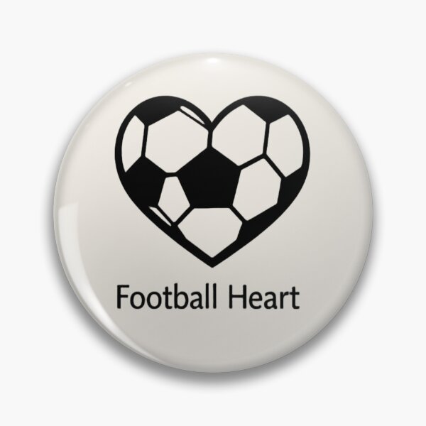 Item preview, Football Heart Minimalist Soccer Lover T-Shirt designed and sold by ArthUpscale.