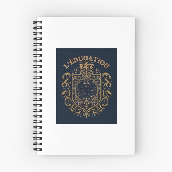 Item preview, Education Is the Key Vintage French Coat of Arms designed and sold by LandB Digital.