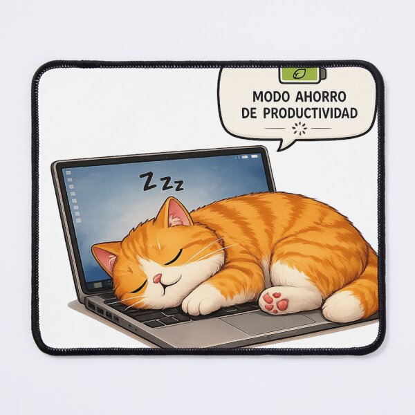 Item preview, If your productivity had a feline supervisor, it would probably be this one. designed and sold by Opps-diseño.