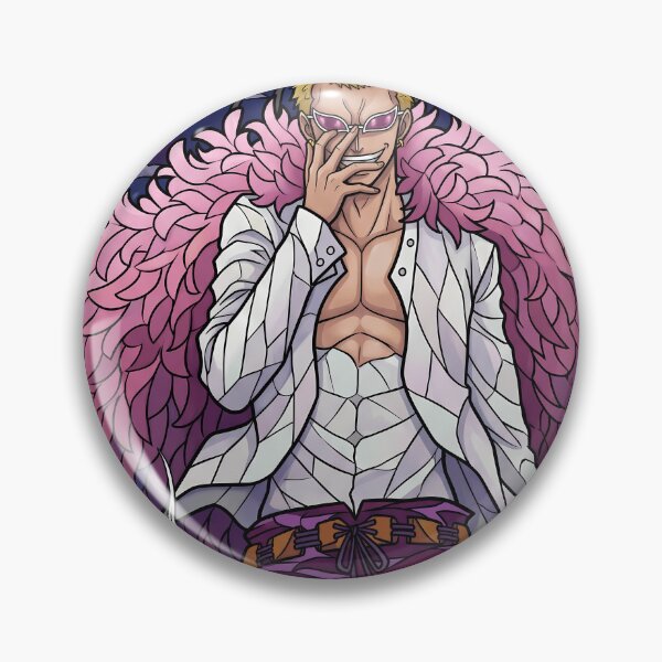 Item preview, Donquixote Doflamingo One Piece Moonlit Stained Glass Boss designed and sold by mildaclairmo.