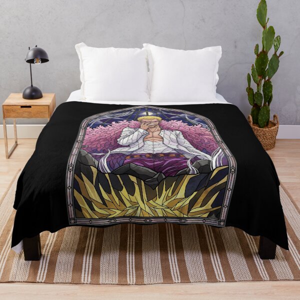 Item preview, Donquixote Doflamingo One Piece Moonlit Stained Glass Boss designed and sold by mildaclairmo.