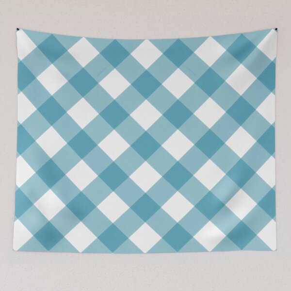 Item preview, Watercolor checked patterns- Blue designed and sold by Pattern Pie.
