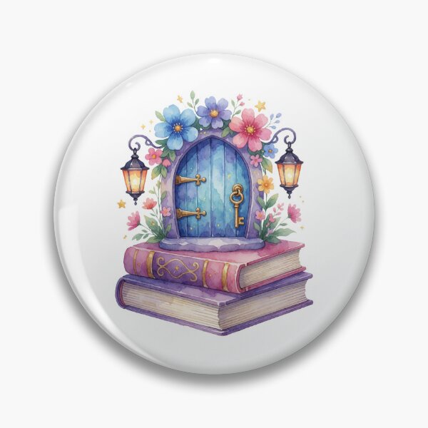 Item preview, Book House Fairy Library Cottagecore designed and sold by AillustriaAK.