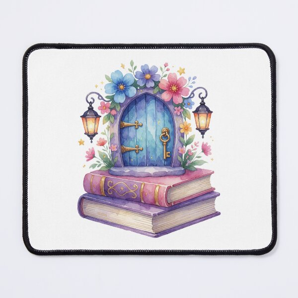 Item preview, Book House Fairy Library Cottagecore designed and sold by AillustriaAK.