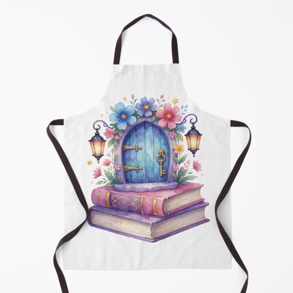 Item preview, Book House Fairy Library Cottagecore designed and sold by AillustriaAK.