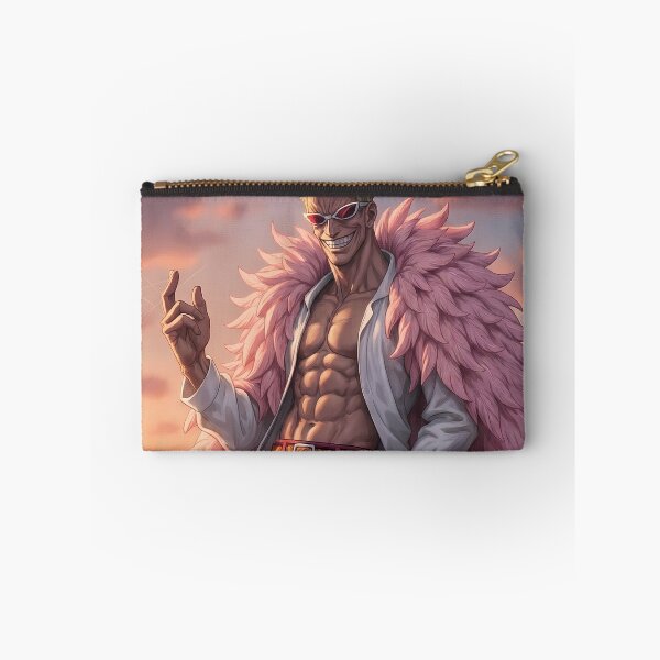 Item preview, Donquixote Doflamingo One Piece Sunset Pink Feather Smile designed and sold by BrianRayan.