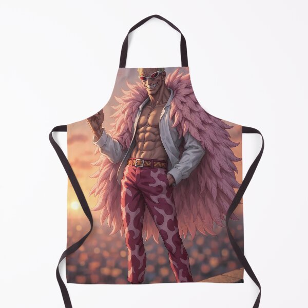 Item preview, Donquixote Doflamingo One Piece Sunset Pink Feather Smile designed and sold by BrianRayan.