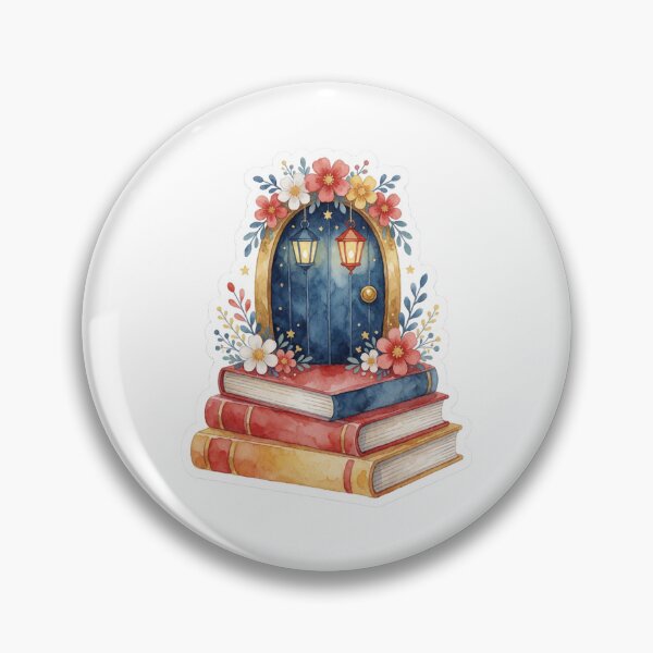 Item preview, Book House Fairy Library Cottagecore designed and sold by AillustriaAK.