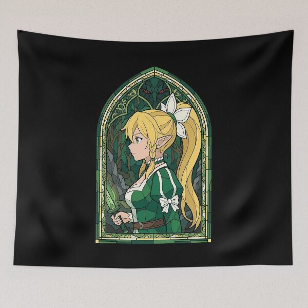 Item preview, Leafa Sword Art Online Forest Blade Stained Glass designed and sold by mildaclairmo.