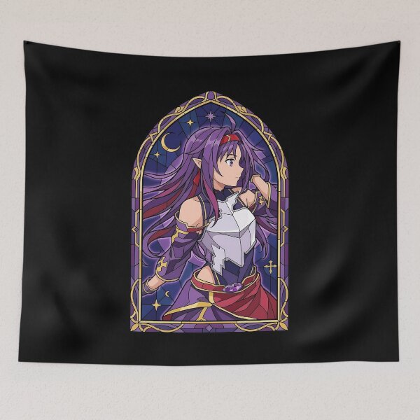 Item preview, Yuuki Sword Art Online Moonlit Warrior Stained Glass designed and sold by mildaclairmo.