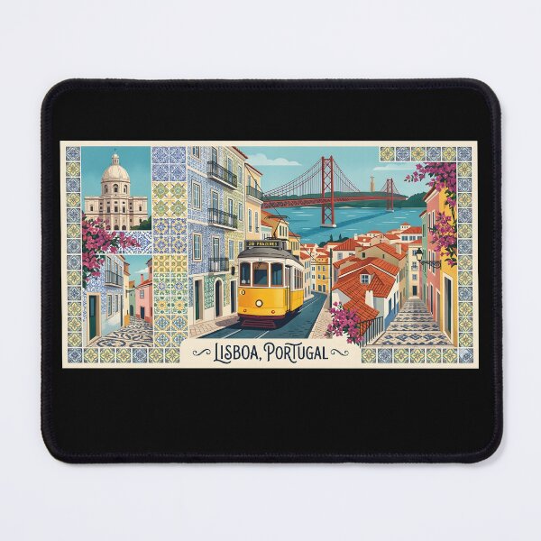 Item preview, Lisbon Portugal Vintage Travel Poster Tram 28 designed and sold by Paulo Costa Dias.