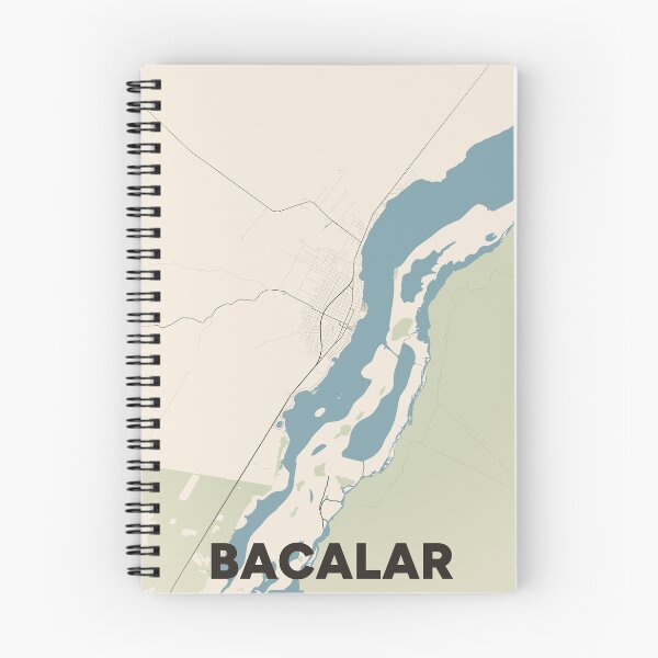 Item preview, Bacalar Map designed and sold by MapsNerd.