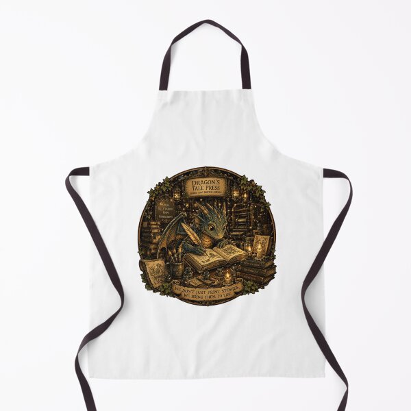 Item preview, Dragon's Tale Press Shirt | Baby Dragon Writing Fantasy Books | Magical Library | Book Lover Gift designed and sold by MrDev.
