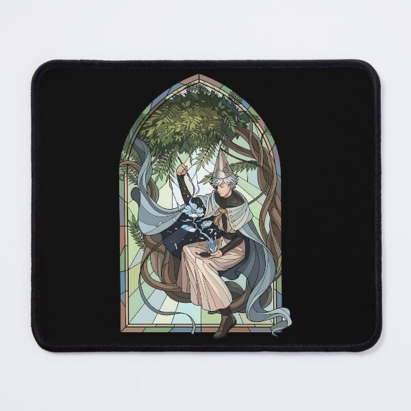 Item preview, Qifrey Stained Glass Forest Spell designed and sold by mildaclairmo.
