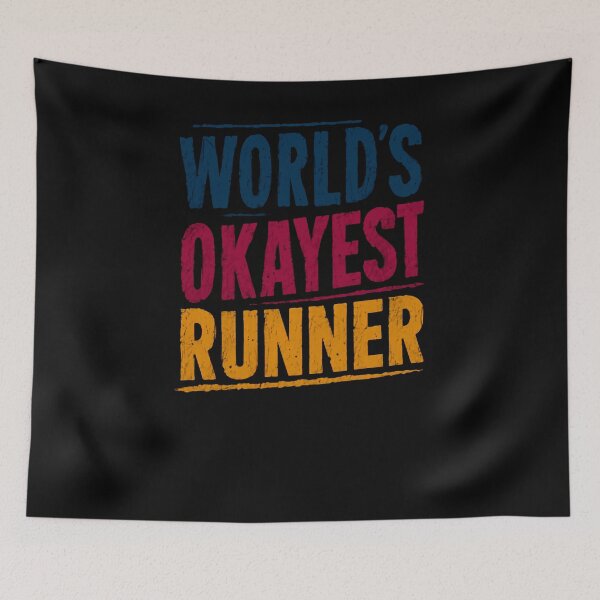 Item preview, World's Okayest Runner Running Hobby Athlete Gift designed and sold by RetroMini2026.