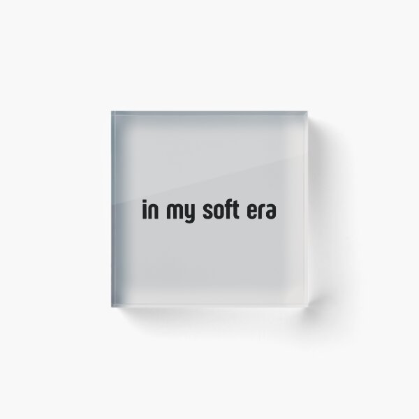 Item preview, In My Soft Era – Minimal Black Aesthetic Typography designed and sold by alaa9898.