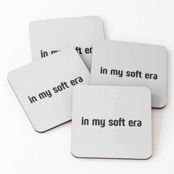 Item preview, In My Soft Era – Minimal Black Aesthetic Typography designed and sold by alaa9898.