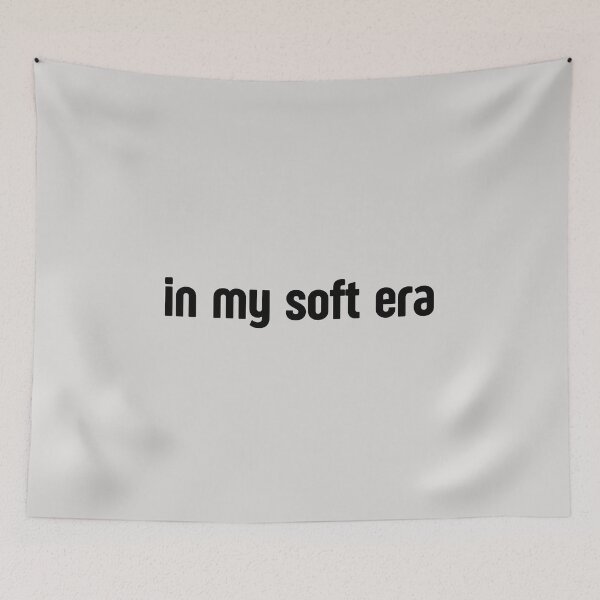 Item preview, In My Soft Era – Minimal Black Aesthetic Typography designed and sold by alaa9898.