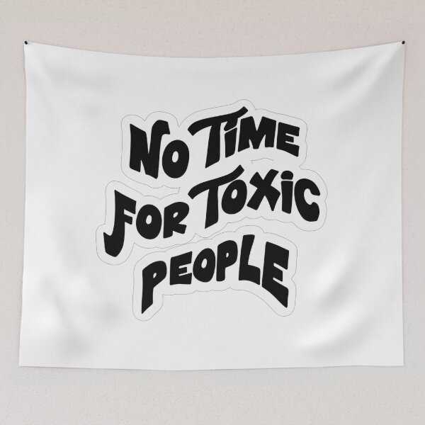 Item preview, ?✨ No Time For Toxic People – Positive Typography Quote Design designed and sold by MAStrends.