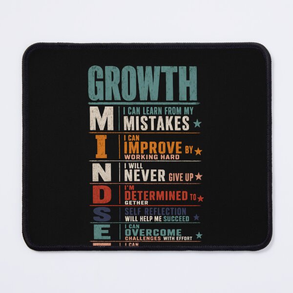 Item preview, Growth Mindset Motivational Personal Growth Self Improvement Inspiration designed and sold by RetroMini2026.