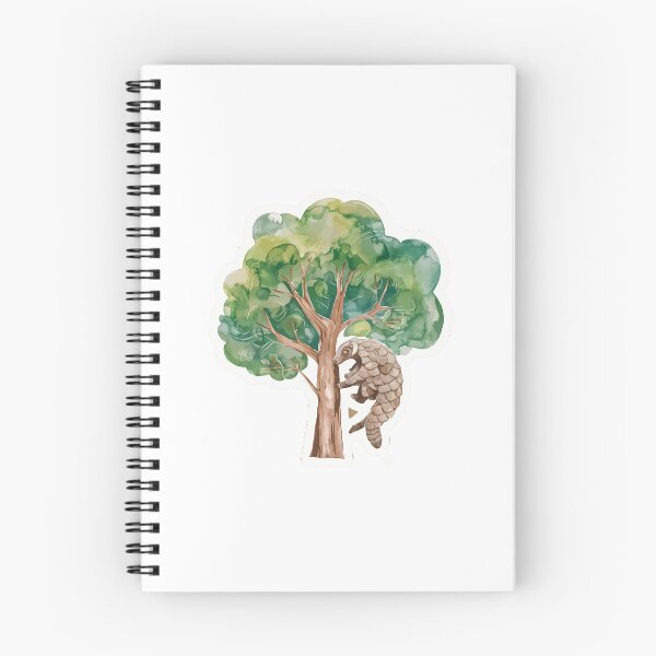 Item preview, Whimsical Pangolin Tree Illustration designed and sold by NiftyWrx.